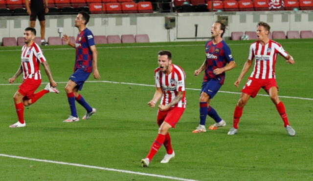 Barcelona visita al Atlético de Madrid en el Wanda Metropolitano por LaLiga. Foto: EFE