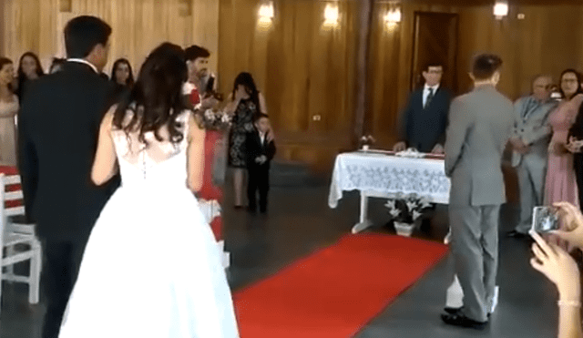 Vía Facebook: "Broma de gemidos" malogra una boda en Brasil [VIDEO]