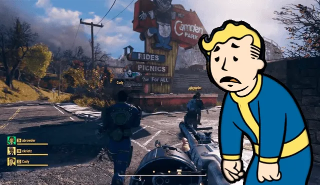 Fallout 76: actualización trajo de nuevo bugs del pasado