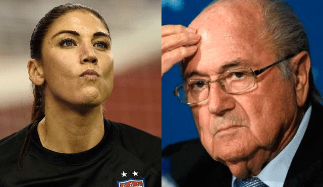 Hope Solo acusa a Joseph Blatter por acoso sexual