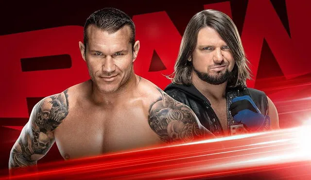 Monday Night RAW HOY post TLC 2019 y AJ Styles se mide a Randy Orton. Foto: WWE