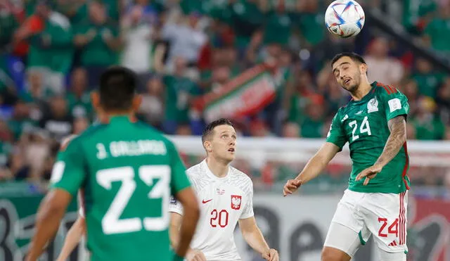 México y Polonia están empatando sin goles por el Grupo C del Mundial Qatar 2022. Foto: EFE