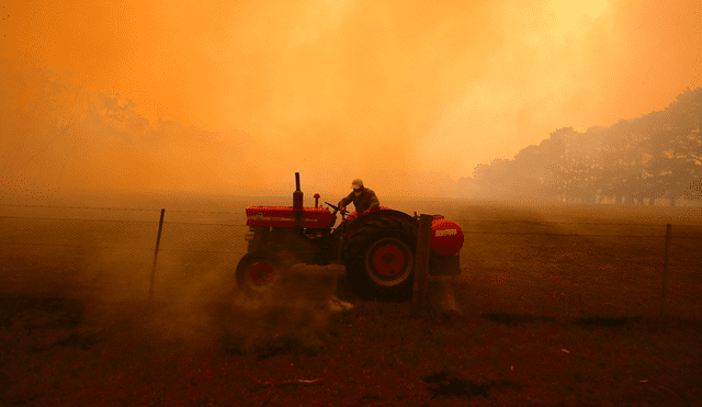 Incendio forestal en Australia