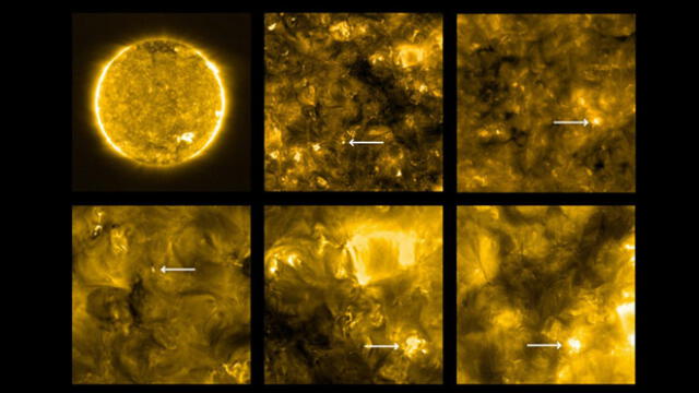 Solar Orbiter logró las imágenes más cercanas del Sol jamás tomadas. Crédito: ESA/NASA.