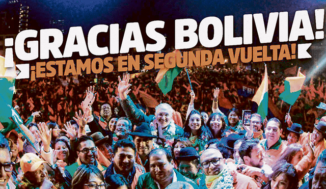 Bolivia decidirá su futuro político en segunda vuelta