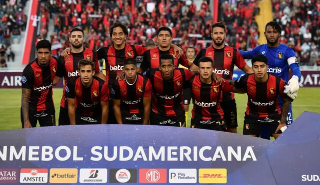 Titulares de FBC Melgar en su último partido de Copa Sudamericana 2022. Foto: AFP