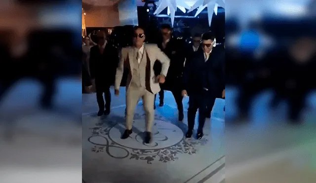 En YouTube, un novio quería sorprender a los invitados de su boda y se atrevió a bailar canción de Bruno Mars.