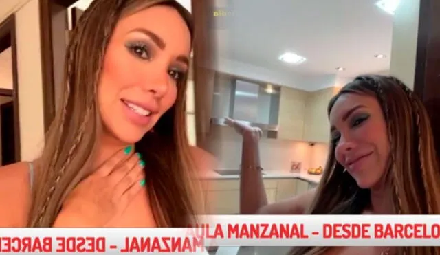 Paula Manzanal se compró un nuevo departamento y es vecina de famosos futbolistas. Foto: captura/Latina