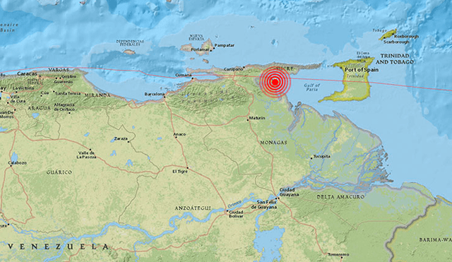 Venezuela: sismo de 7,3 sacude la costa norte del país