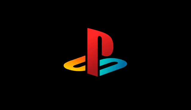 El logo original de PlayStation con variación en el color.