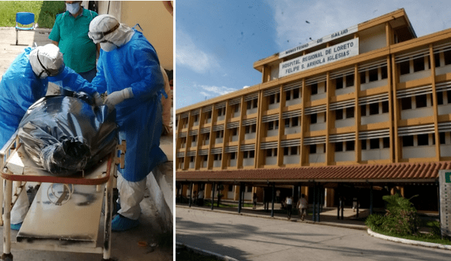 Hospital Regional de Iquitos está colapsado en la segunda región con más casos de COVID-19. Foto: Composición