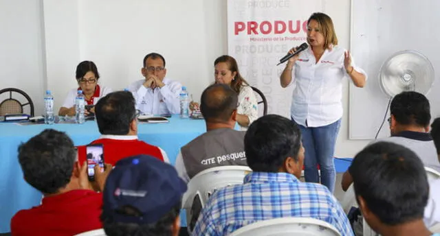 Ministra de Producción se reunió con pescadores artesanales.