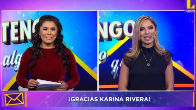 Karina Rivera deja el programa tras varios meses acompañando a Lady Guillén. Foto: captura