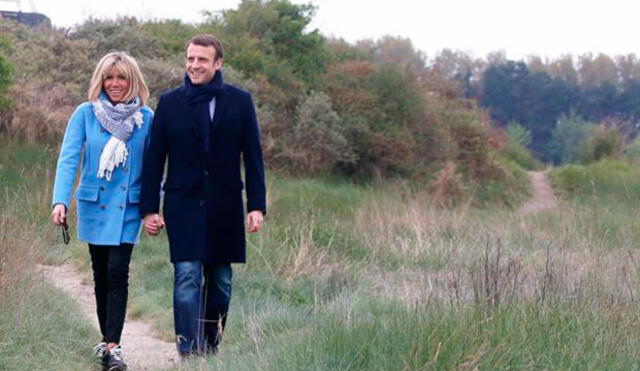 Francia: la historia entre Emmanuel Macron y su esposa 23 años mayor que él