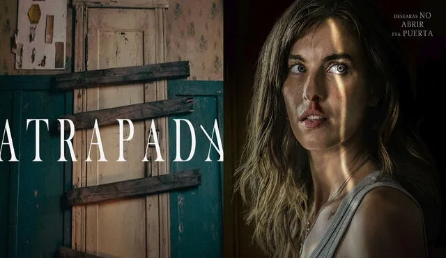 Rainey Qualley protagoniza la película de suspenso "Atrapada". Foto: composición LR/Andes Films