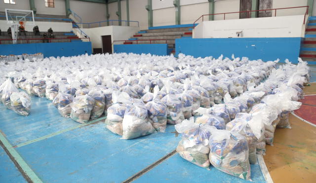 La municipalidad entregará 14 mil canastas más con alimentos Trujillo
