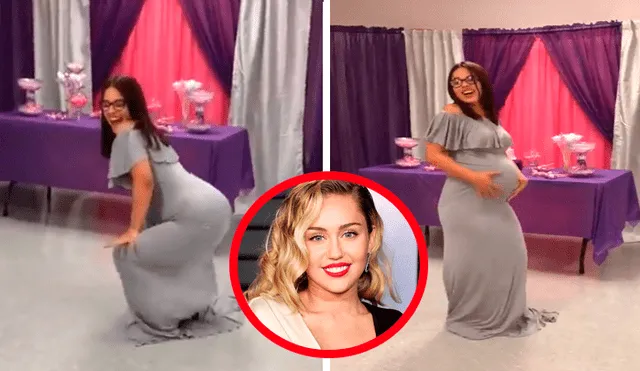 Facebook viral: embarazada hace twerking en su baby shower al estilo de Miley Cyrus [VIDEO] 
