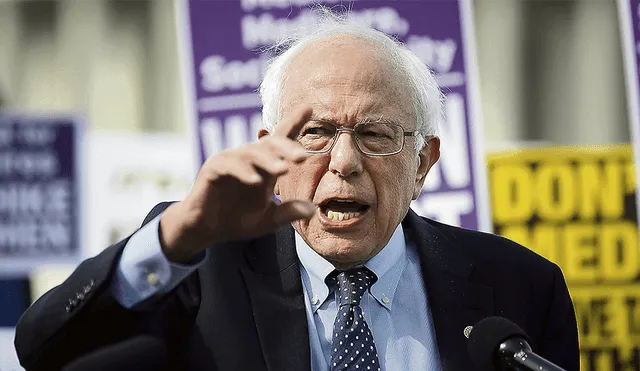 Sanders reaparece en el escenario político