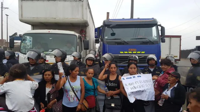 Carapongo: pobladores protestan contra Sedapal por falta de agua [VIDEO]
