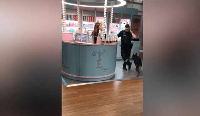YouTube viral: perro guardián tiene insólita reacción al ver que su ‘compañero’ coquetea con mujer