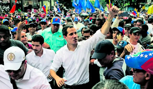 Guaidó hizo equilibrios entre los opositores moderados dispuestos al diálogo con el chavismo.