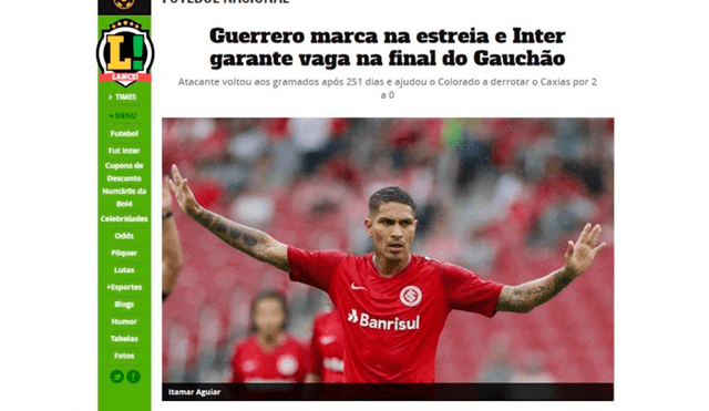Paolo Guerrero: medios internacionales se rinden ante el regreso con gol del 'Depredador'