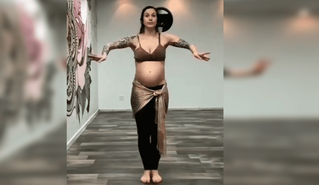Vía YouTube. Instructora de baile se animó a grabar una coreografía a sus 38 semanas de gestación sin imaginar el increíble resultado que ha dado la vuelta al mundo