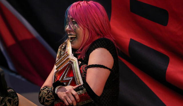 Asuka derrotó a Nia Jax y continúa siendo la campeona de RAW. Foto: WWE
