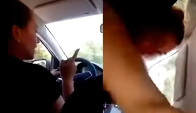 En YouTube, la colérica reacción de conductora de Uber al escuchar groserías en su auto [VIDEO]