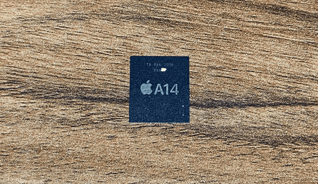Imagen del prototipo filtrado del chip Apple A14. | Foto: Mr-white (@)laobaiTD) / Twitter.