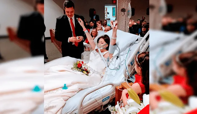 Facebook: novia con cáncer cumplió su sueño de casarse antes de morir [FOTOS]
