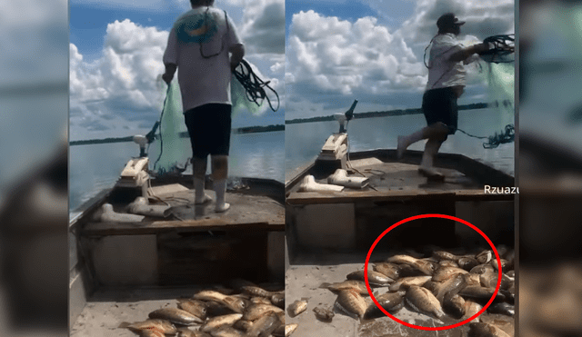 Facebook Viral: Pescador intentó presumir con inesperada maniobra pero quedó en ridículo [VIDEO]