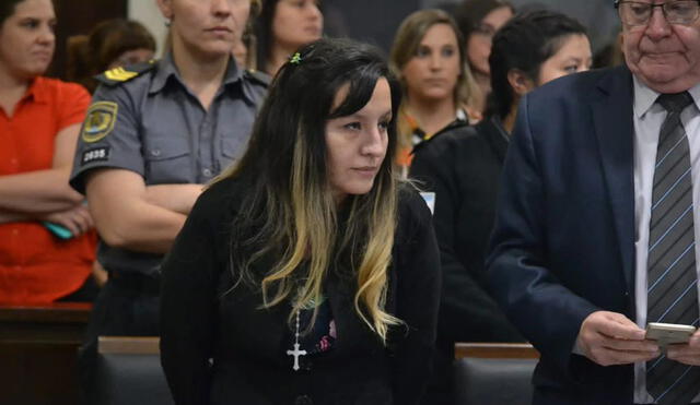 Karen Oviedo, conocida como "la envenenadora de Guaymallén" recibió cadena perpetua por el doble crimen cometido. Foto: Ministerio Público Fiscal