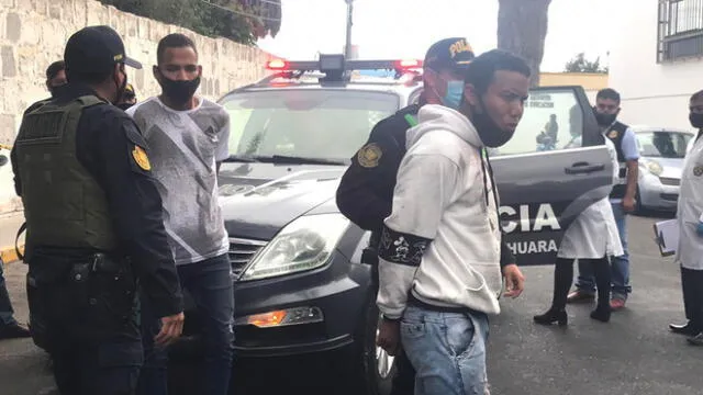 Arequipa. Marco Antonio Márquez y Johnny Padrón fueron recluidos en el penal de Socabaya. Foto: Oswald Charca