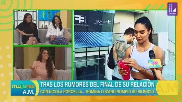 Nicola Porcella recibe a mujer en su cuarto ante rumor de separación de Romina