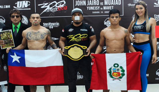 MMA en Perú: El peruano, Jhon Jairo se enfrentará al chileno Mauiad por el título de 300 Sparta 32
