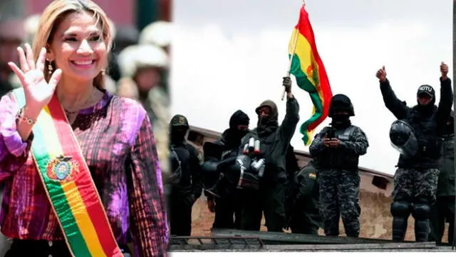 Jeanine Añez anuló decreto supremo 4078, que atentaba contra los derechos humanos durante protestas en Bolivia. Foto: Composición