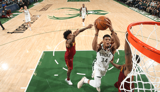 Milwaukee Bucks vs. Cleveland Cavaliers se enfrentan EN VIVO ONLINE EN DIRECTO por la Conferencia Este de la NBA 2019-20.