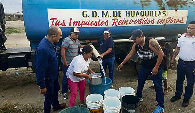 Ecuador envía agua potable a Aguas Verdes