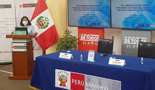 Ministerio de Salud brinda conferencia de prensa. Foto: María Pía Ponce/ URPI-GLR
