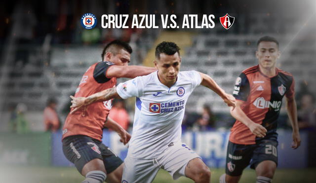 Cruz Azul enfrenta al Atlas por la Liga MX.