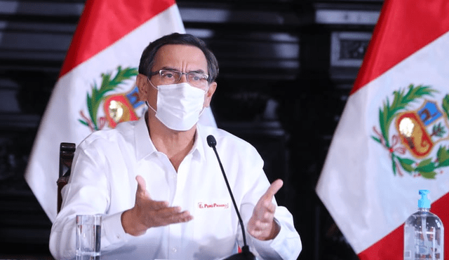 Martín Vizcarra aseguró que si todos los ciudadanos acatan las medidas el Perú superará el coronavirus. Foto: Presidencia