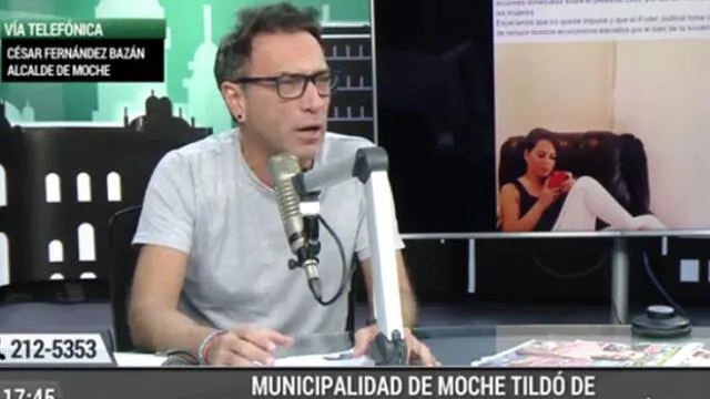 Carlos Galdós encaró a alcalde de Moche tras criticar a Melissa Klug