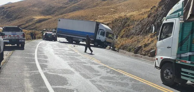 Accidente se produjo la mañana de este viernes. Foto: La República.