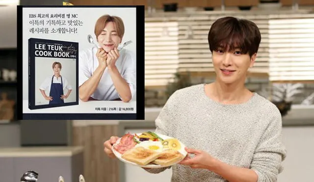 Leeteuk de Super Junior publica su primer libro de cocina.