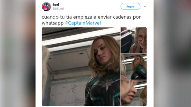 Capitana Marvel y los divertidos memes que dejó su primer tráiler oficial
