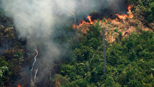 La INPE dijo que los incendios en la Amazonía se comenzaron a intensificar a partir del año 2013. Foto: EFE.