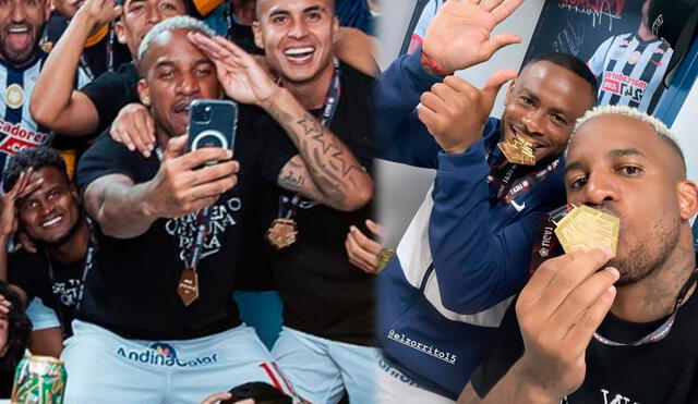 Jefferson Farfán logró un título más con Alianza Lima. Foto: composición LR/Instagram