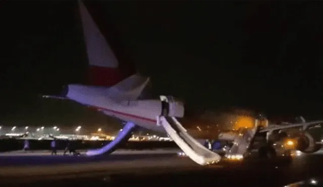 La fuerte explosión de un avión despertó la alarma en un aeropuerto de Londres