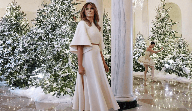 Twitter: Melania Trump fue trolleada por su decoración navideña de la Casa Blanca